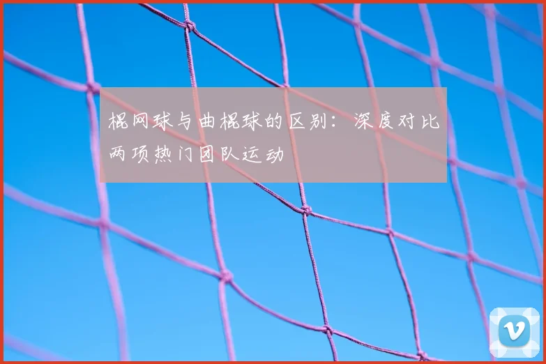 棍网球与曲棍球的区别:深度对比两项热门团队运动